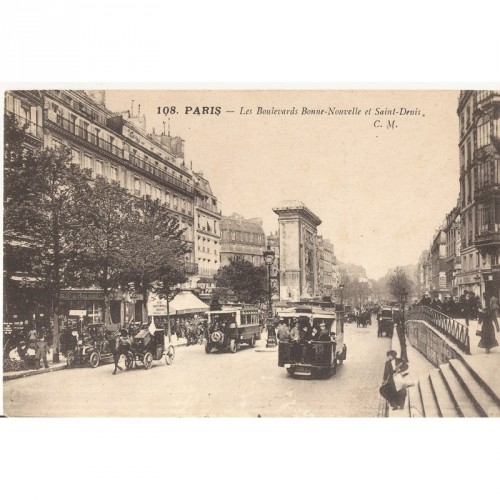 Paris Les Boulevards Bonne-Nouvelle et St Denis
