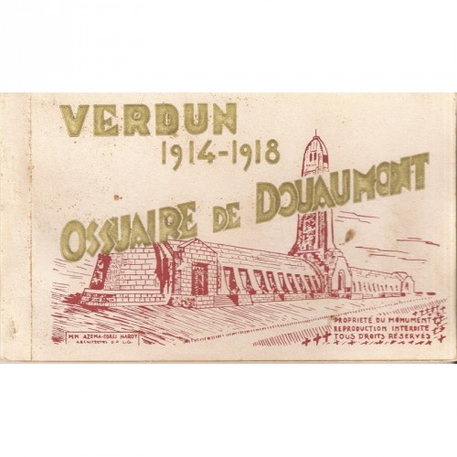 Cpa Verdun 14-18 "Ossuaire de Douaumont"