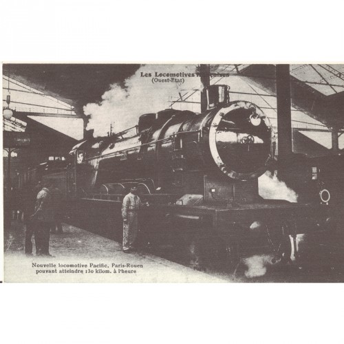 CPA Les Locomotives Françaises