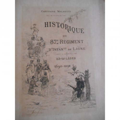Histoire 87 Régiment d' Infanterie de ligne (1892)