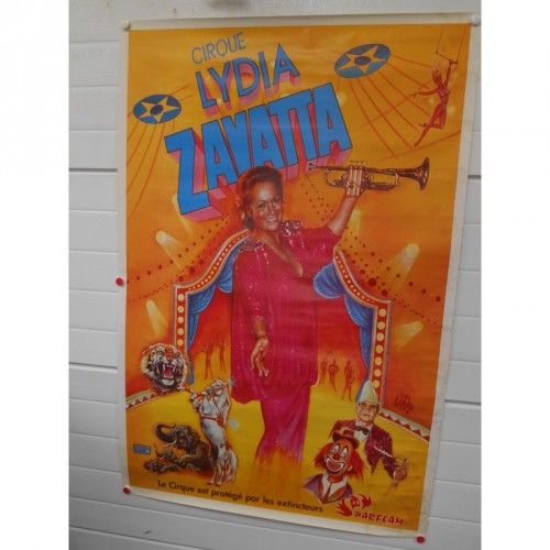 Affiche de Cirque"Lydia Zavatta"