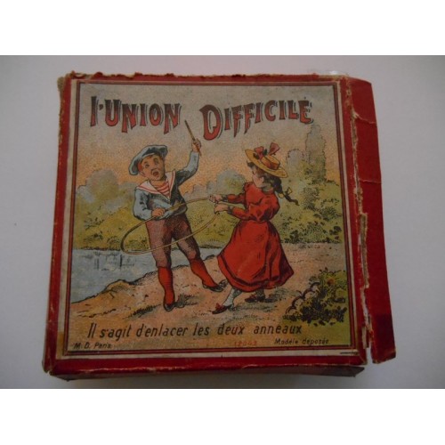 Jeu ancien "L Union Difficile"