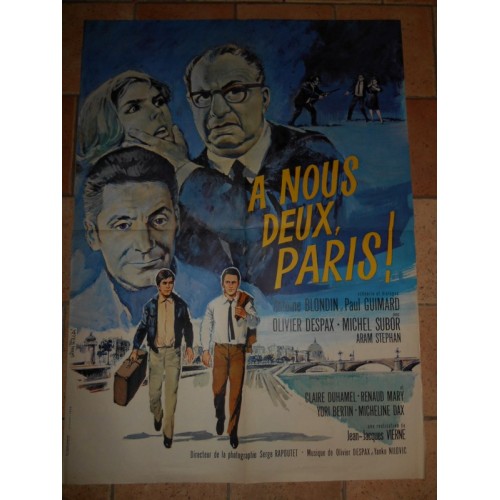 Affiche de film "A nous deux Paris"