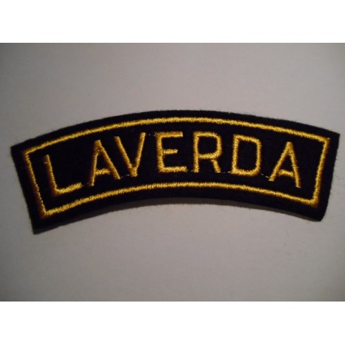 Ecusson moto "LAVERDA"