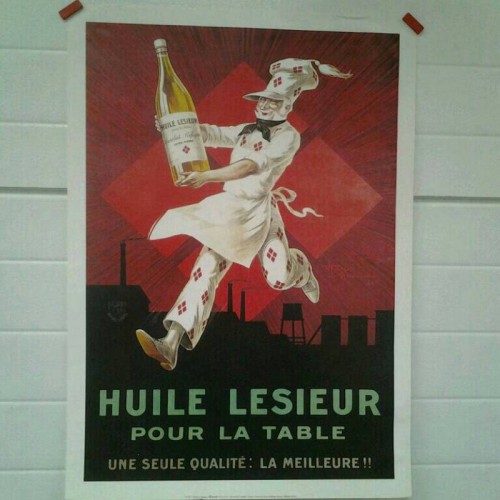 Affiche "Huile Lesieur"