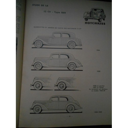 Revue Technique Automobile Hotchkiss 864