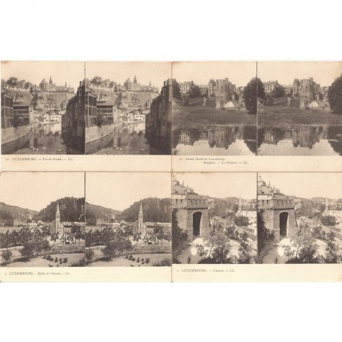 Lot de 4 CPA " le Luxembourg" Lot de 4 CPA " le Luxembourg"