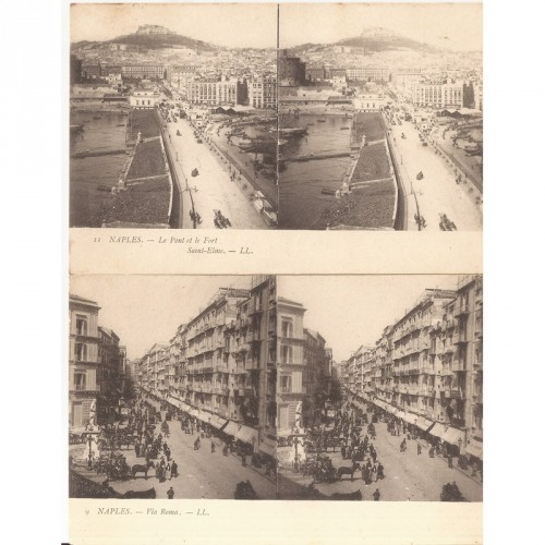 Lot de 11 cartes postales "Naples"