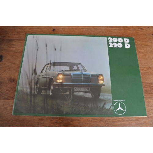 Brochure Mercedes 200D,220D