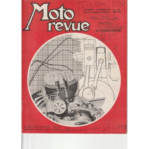 Moto revue n°1221 (15/01/55)