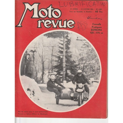 Moto Revue n°1223 (29/01/55)