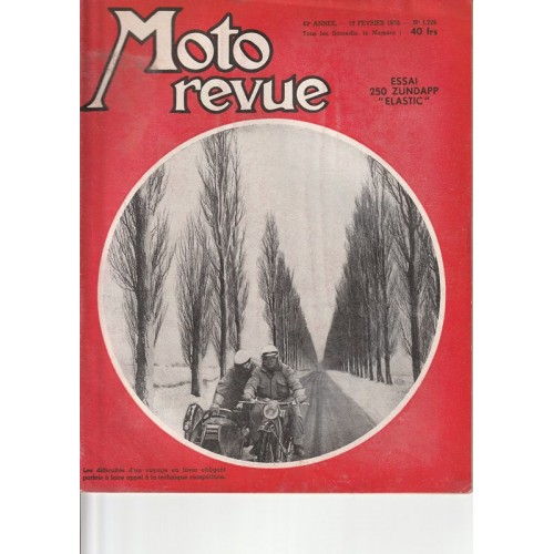 Moto revue n°1226 (19/02/55)
