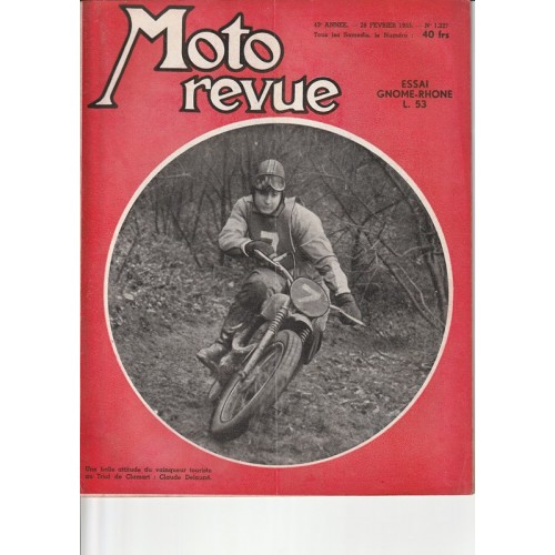 Moto revue n°1227 (26/02/55)
