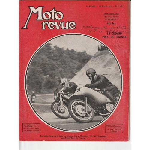 Moto revue n°1149 (22/08/53)