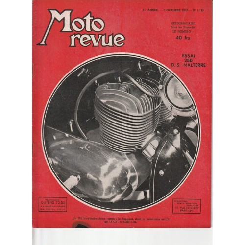 Moto revue n°1155 (03/10/53)