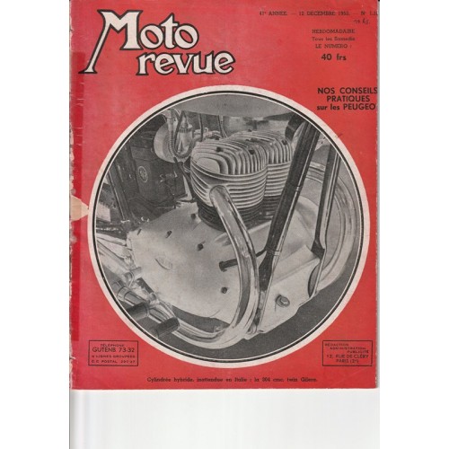 Moto revue n°1165 (12/12/53)