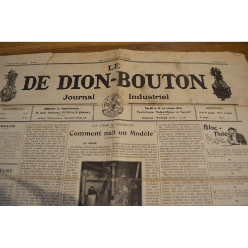 Journal "Le DE DION-BOUTON"n° 533