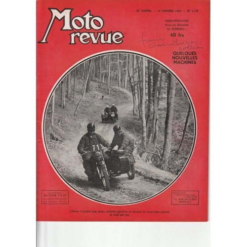 Moto revue n°1170 (16/01/54)