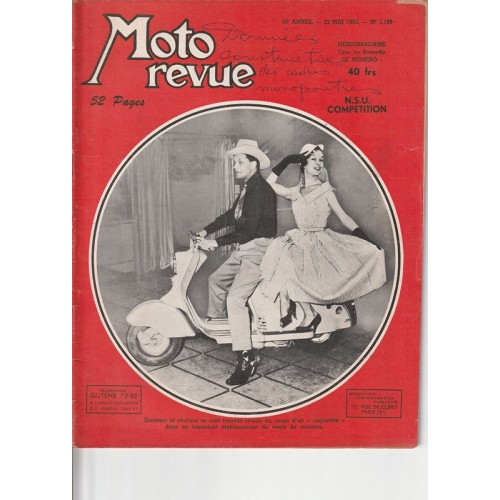 Moto revue n°1188 (22/05/54)