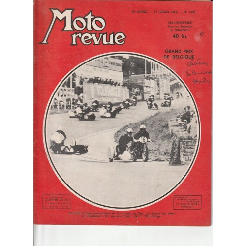 Moto revue n°1196 (17/07/54)