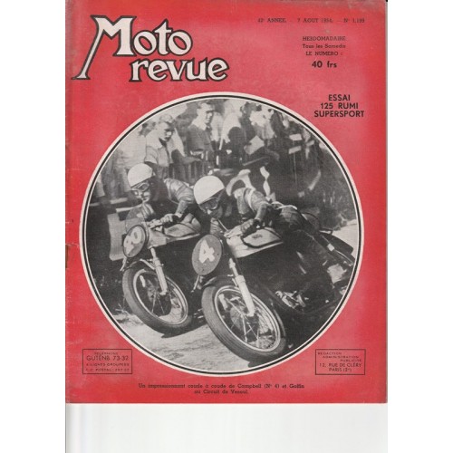 Moto revue n°1199 (07/08/54)