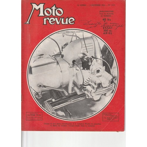 Moto revue n°1215 (04/12/54)