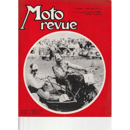 Moto Revue n°1751 (07/08/65)