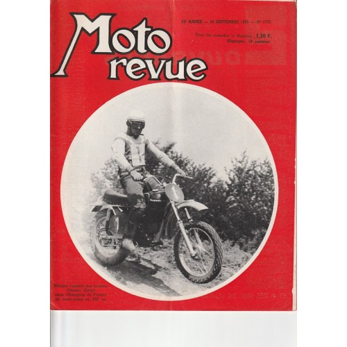 Moto Revue n°1755 (18/09/65)