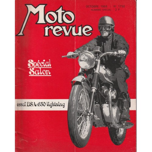 Moto Revue Spécial Salon octobre 1965