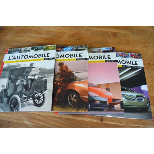 4 volumes "La Grande Histoire de l'automobile"