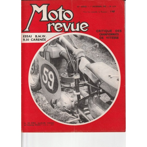 Moto Revue n°1618 (01/12/62)