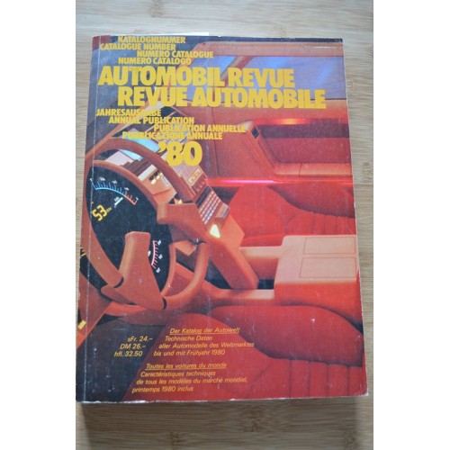 Catalogue de la Revue Automobile 1980