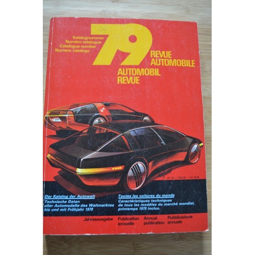 Catalogue de la Revue Automobile 1979
