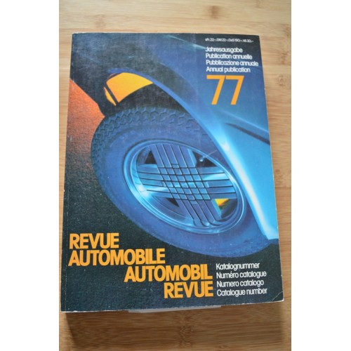 Catalogue de la Revue Automobile 1977