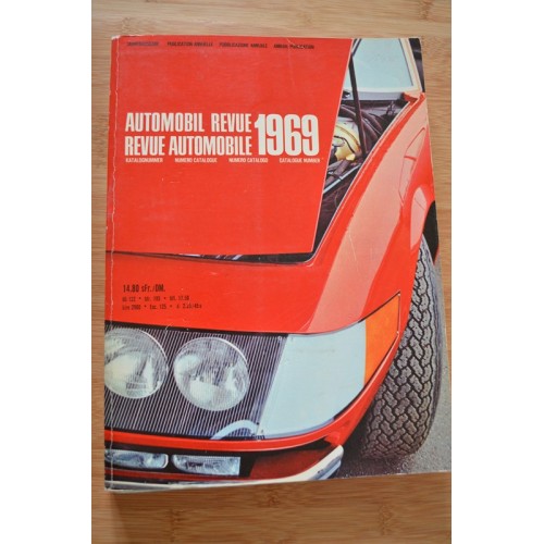 Catalogue de la Revue Automobile 1969