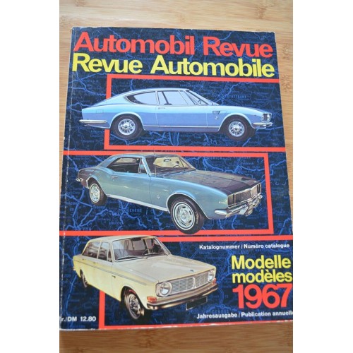 Catalogue de la Revue Automobile 1967