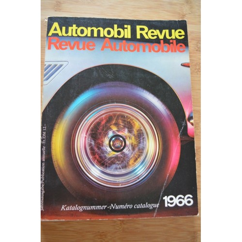 Catalogue de la Revue Automobile 1966