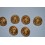 6 boutons Marine Nationale