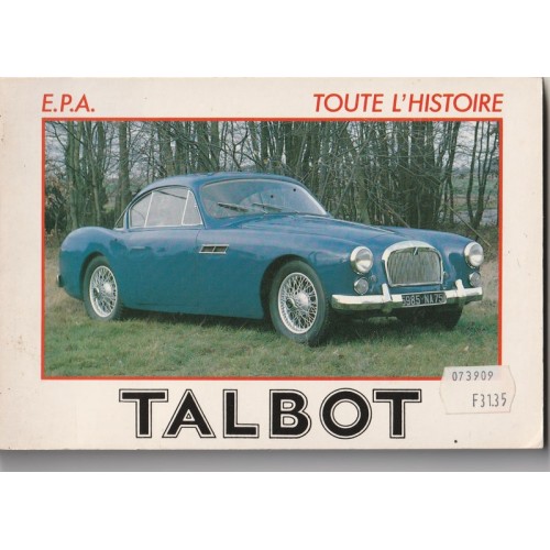 Talbot livret E.P.A n°36